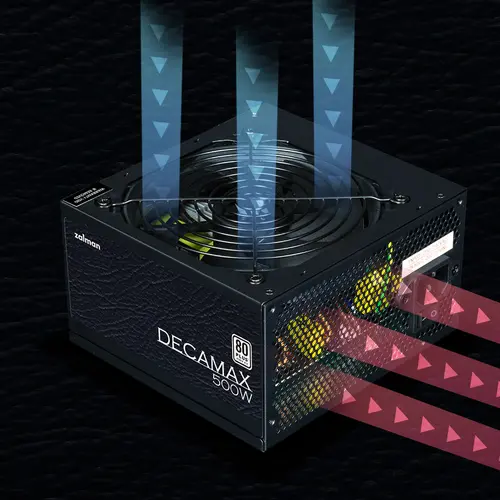 Zalman sursă de alimentare PSU DecaMax 500W 80+ ZM500-LX3 - 9