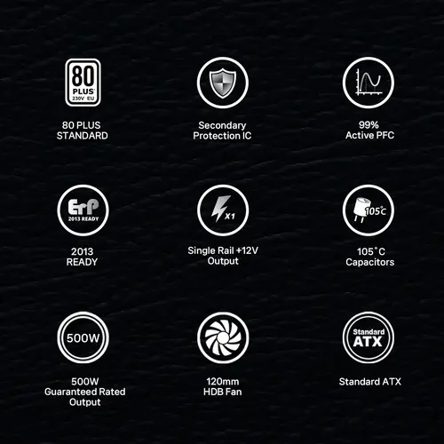 Zalman захранване PSU DecaMax 500W 80+ ZM500-LX3 - image 9