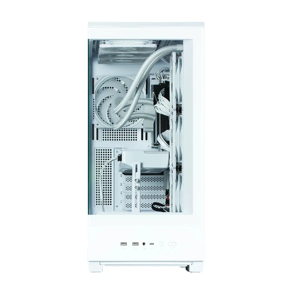 Zalman кутия Case ATX - P50 DS White - Digital Display, Addressable RGB - image 11