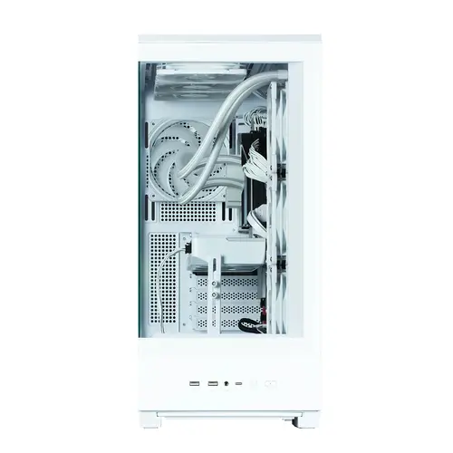 Zalman кутия Case ATX - P50 DS White - Digital Display, Addressable RGB - image 11