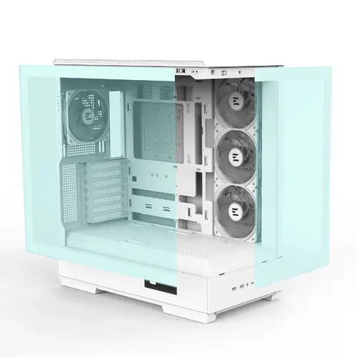 Zalman кутия Case ATX - P50 DS White - Digital Display, Addressable RGB - image 16