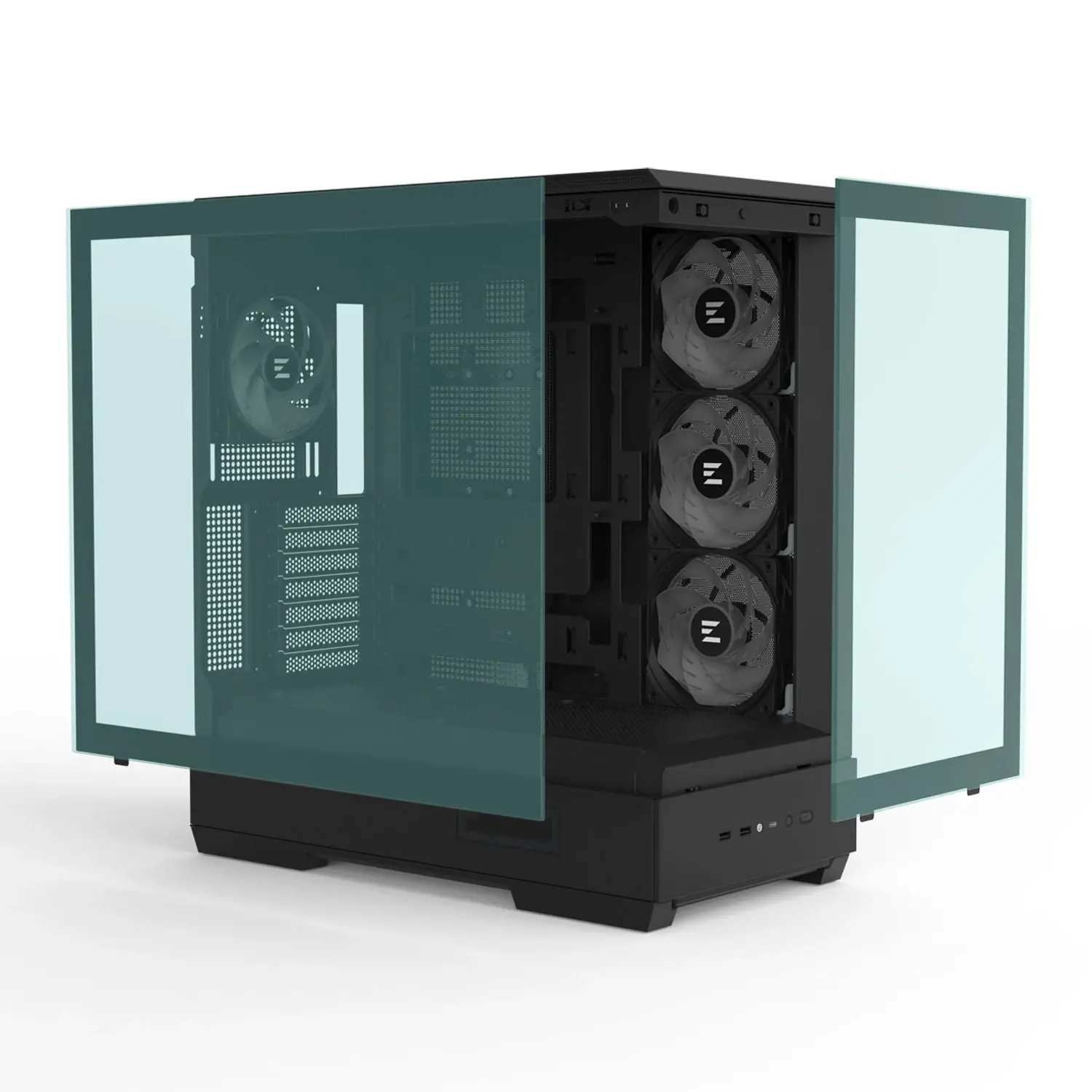 Zalman кутия Case ATX - P50 DS Black - Digital Display, Addressable RGB - image 10
