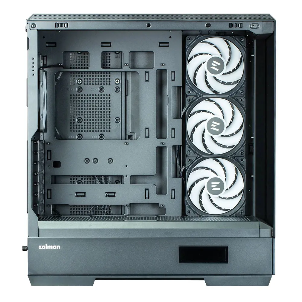 Zalman кутия Case ATX - P50 DS Black - Digital Display, Addressable RGB - image 11