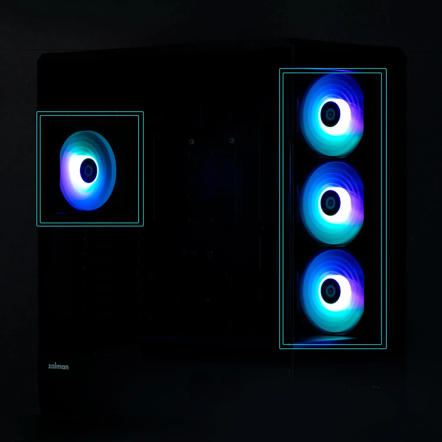 Zalman кутия Case ATX - P50 DS Black - Digital Display, Addressable RGB - image 15