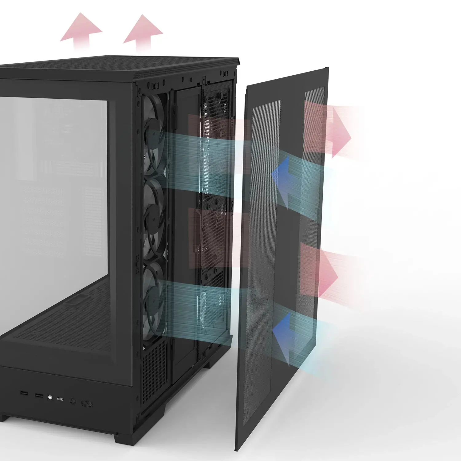 Zalman кутия Case ATX - P50 DS Black - Digital Display, Addressable RGB - image 21