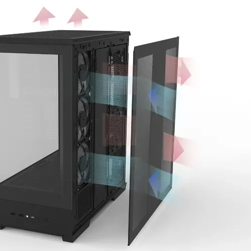 Zalman кутия Case ATX - P50 DS Black - Digital Display, Addressable RGB - image 21