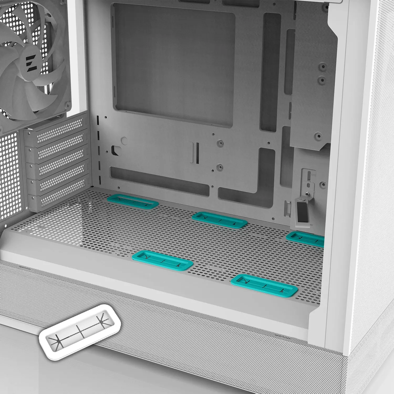 Zalman кутия Case mATX - P30 AIR White - image 17