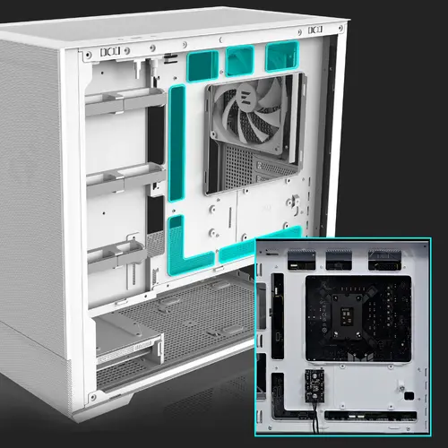 Zalman κουτί Case mATX - P30 AIR White - 19