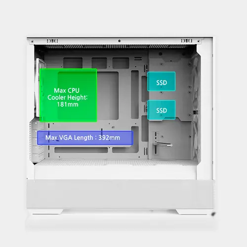 Zalman кутия Case mATX - P30 AIR White - image 20