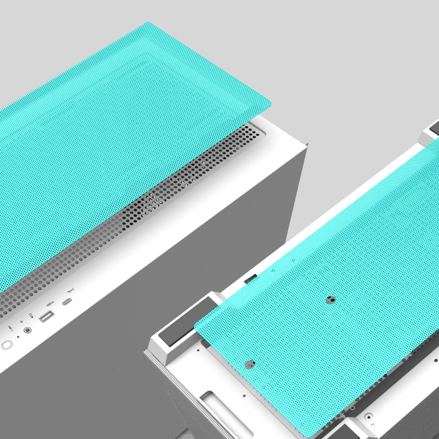 Zalman кутия Case mATX - P30 AIR White - image 21