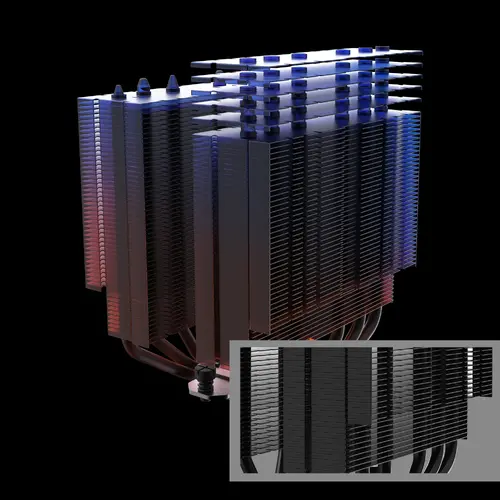 Zalman охладител CPU Cooler CNPS14X DUO Black - Dual-Tower - LGA1851/AM5 - image 10