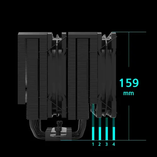Zalman охладител CPU Cooler CNPS14X DUO Black - Dual-Tower - LGA1851/AM5 - image 11