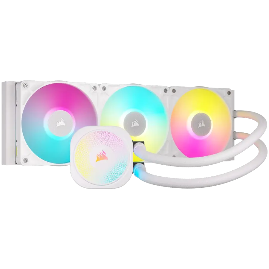 CORSAIR iCUE LINK TITAN 360 RX RGB White AIO, 360mm, Liquid CPU Cooler