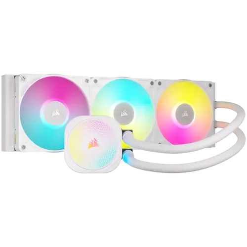 CORSAIR iCUE LINK TITAN 360 RX RGB White AIO, 360mm, Liquid CPU Cooler - 1
