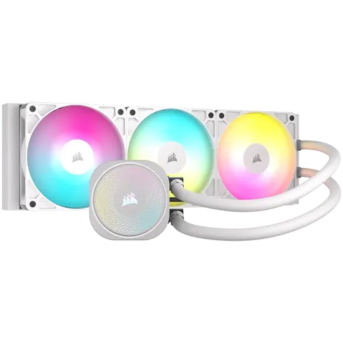 CORSAIR NAUTILUS 360 ARGB White, 360mm Radiator, Liquid CPU Cooler