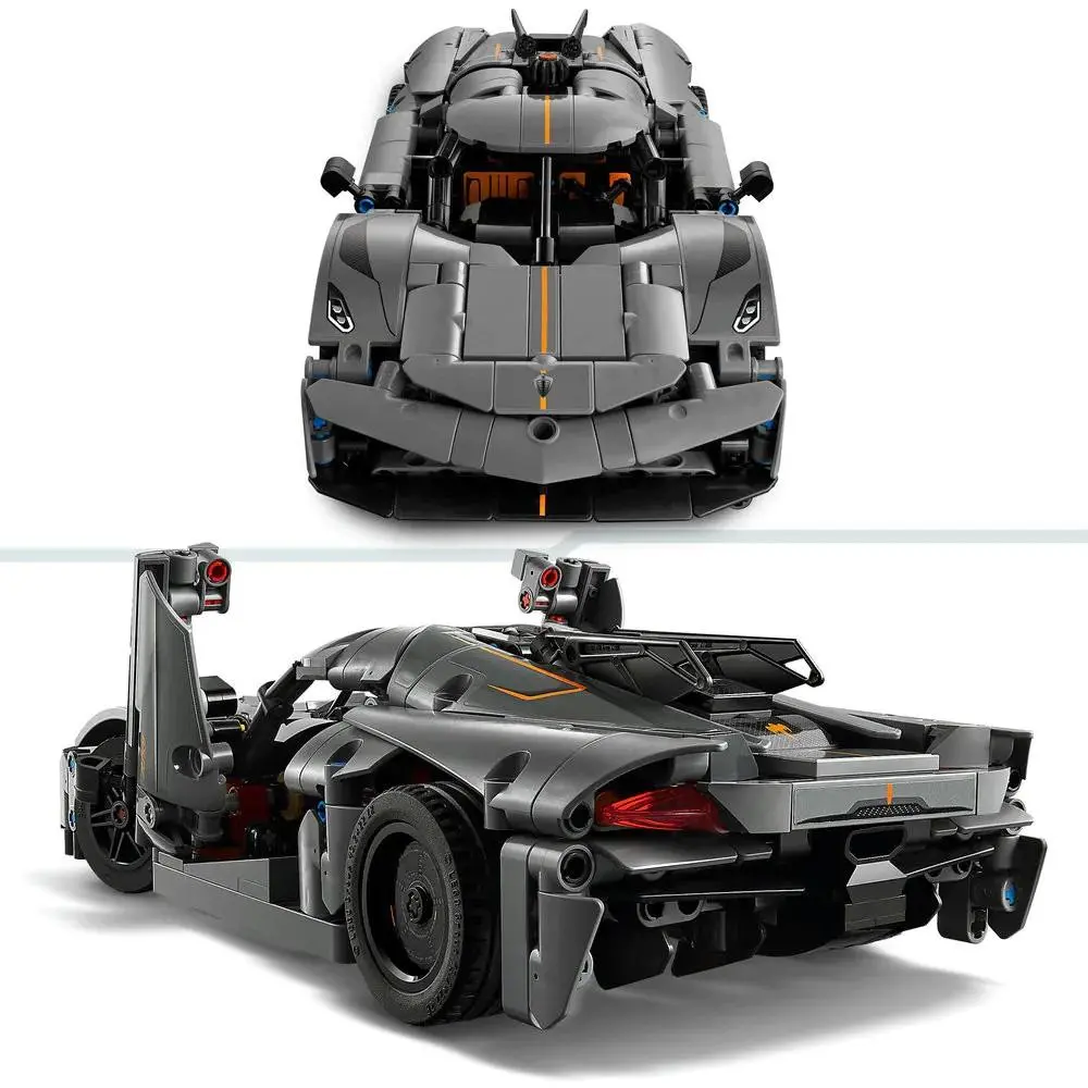 LEGO Technic - Koenigsegg Jesko Absolut Grey Hypercar, 42173 - image 3