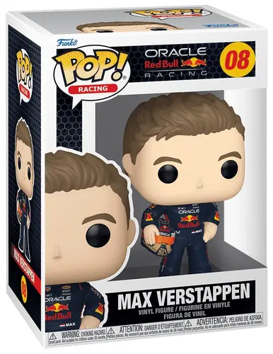 Фигурка Funko Pop! Racing: Oracle Red Bull Racing - Max Verstappen with Helm #08 - image 1