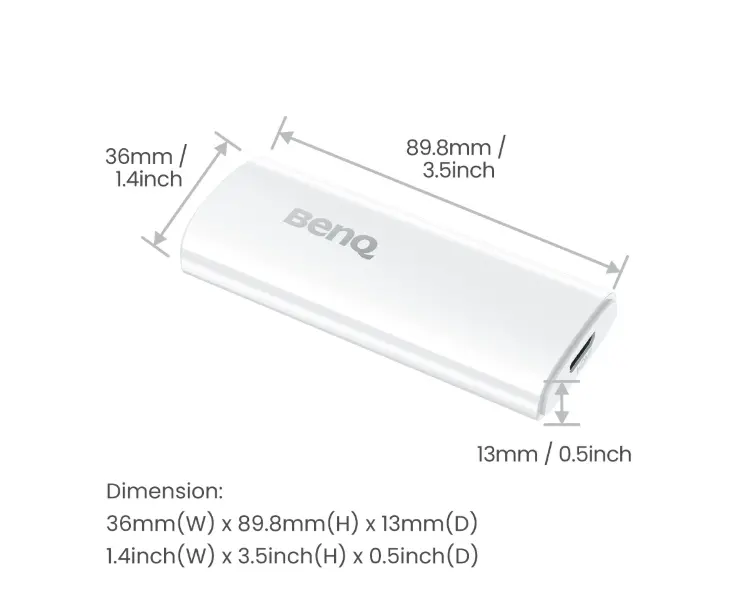 Аксесоар, BENQ QS02, Certified Android TV Dongle, ANDROID TV DOGNLE PRJ QS02, It works with HDMI-certified TVs and displays, Multi-platform wireless casting for Android, iPhone, iPad, Mac, Windows computer, or Chromebook - image 6