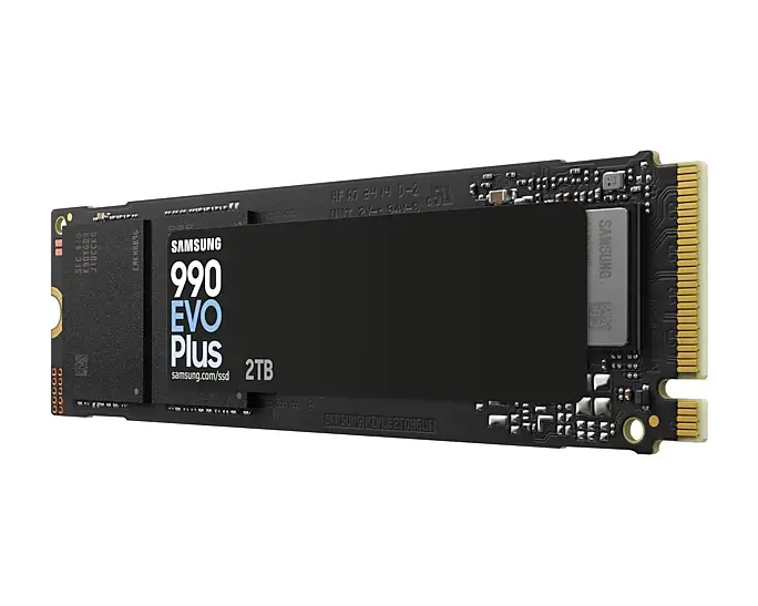 Твърд диск, Samsung SSD 990 EVO Plus 2TB PCIe 4.0 NVMe 2.0 M.2 V-NAND 3-bit MLC, 256-bit Encryption, Read 7150 MB/s Write 6300 MB/s - image 2