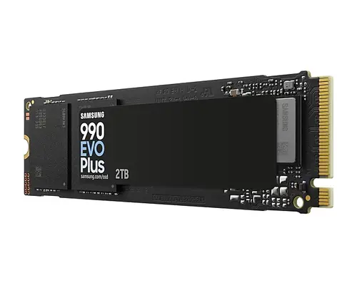 Твърд диск, Samsung SSD 990 EVO Plus 2TB PCIe 4.0 NVMe 2.0 M.2 V-NAND 3-bit MLC, 256-bit Encryption, Read 7150 MB/s Write 6300 MB/s - image 2