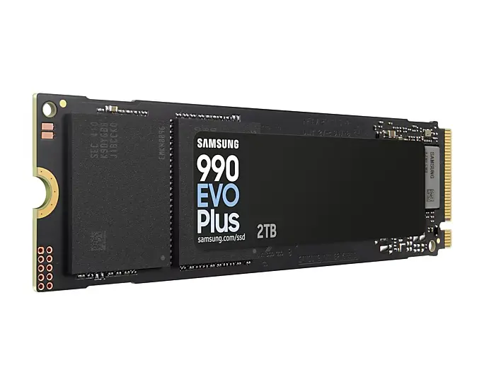 Твърд диск, Samsung SSD 990 EVO Plus 2TB PCIe 4.0 NVMe 2.0 M.2 V-NAND 3-bit MLC, 256-bit Encryption, Read 7150 MB/s Write 6300 MB/s - image 3
