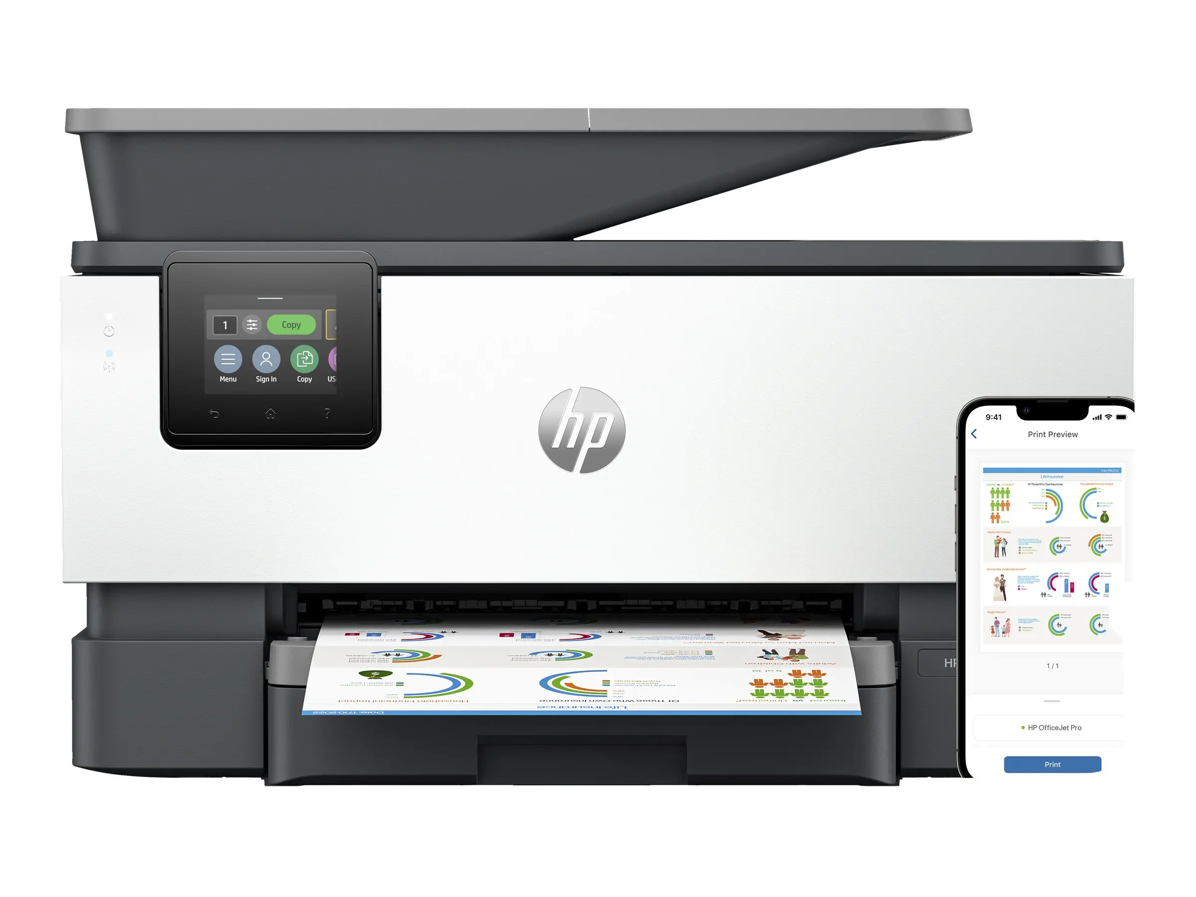HP OfficeJet Pro 9120b All-in-One color up to 24ppm Printer - image 6