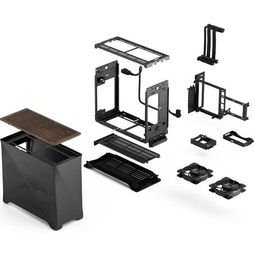 Κουτί υπολογιστή, FRACTAL DESIGN FD ERA 2 MITX ΑΝΘΡΑΚΙ - 6