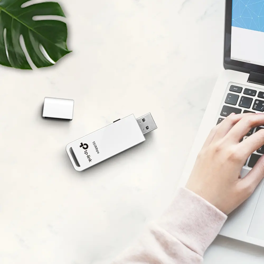 Ασύρματος προσαρμογέας TP-LINK TL-WN727N, N150, USB2.0, 2.4GHz, 802.11n/g/b, κουμπί WPS - image 2