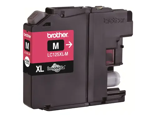 BROTHER LC-125XL ink cartridge magenta high capacity 1.200 pages 1-pack blister without alarm - image 1