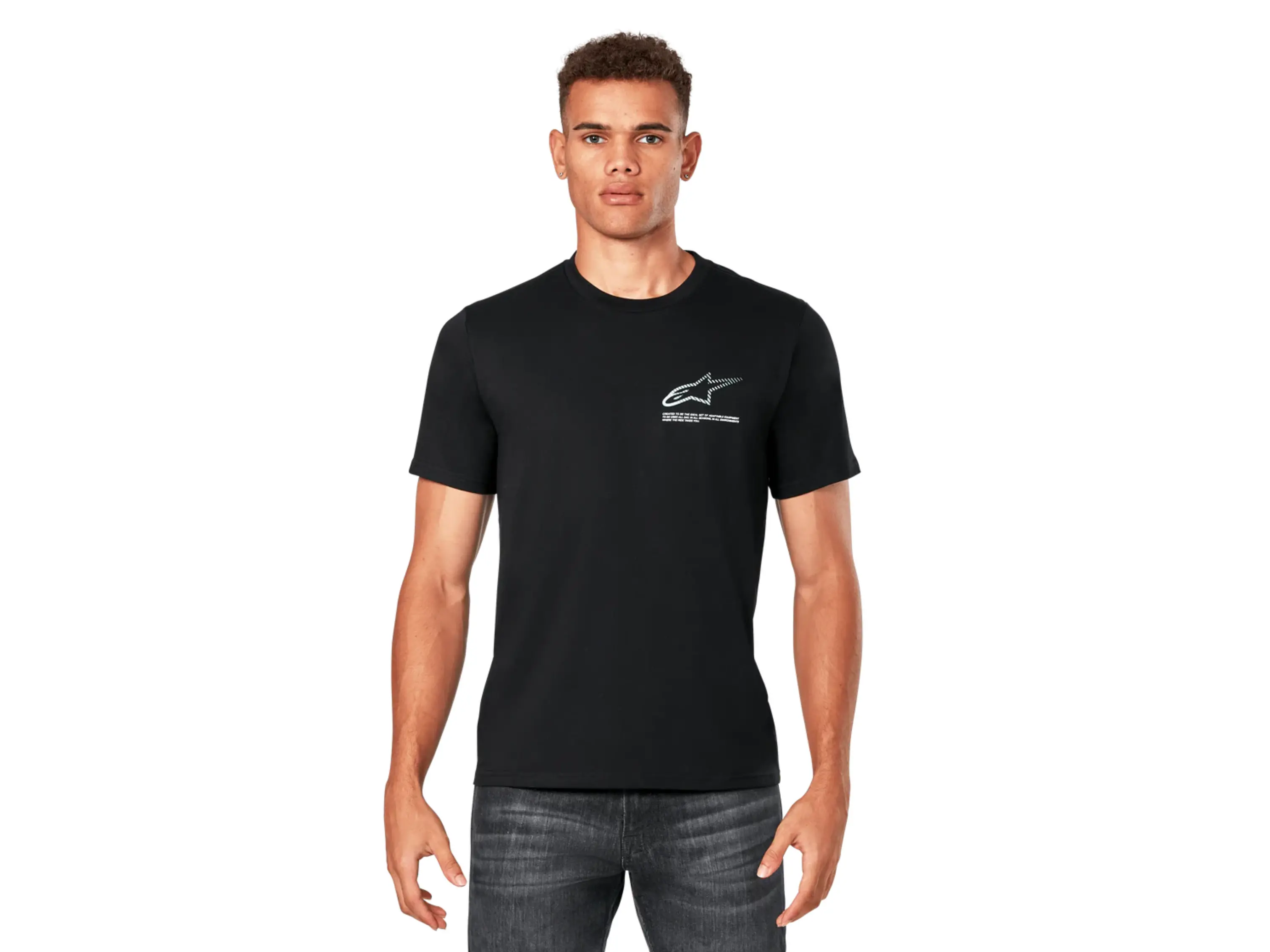 Тениска SEQUEL CSF SS TEE BLACK ALPINESTARS