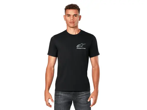 Тениска SEQUEL CSF SS TEE BLACK ALPINESTARS