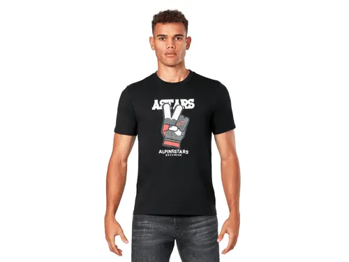 Тениска PEACEOUT CSF SS TEE BLACK ALPINESTARS - L