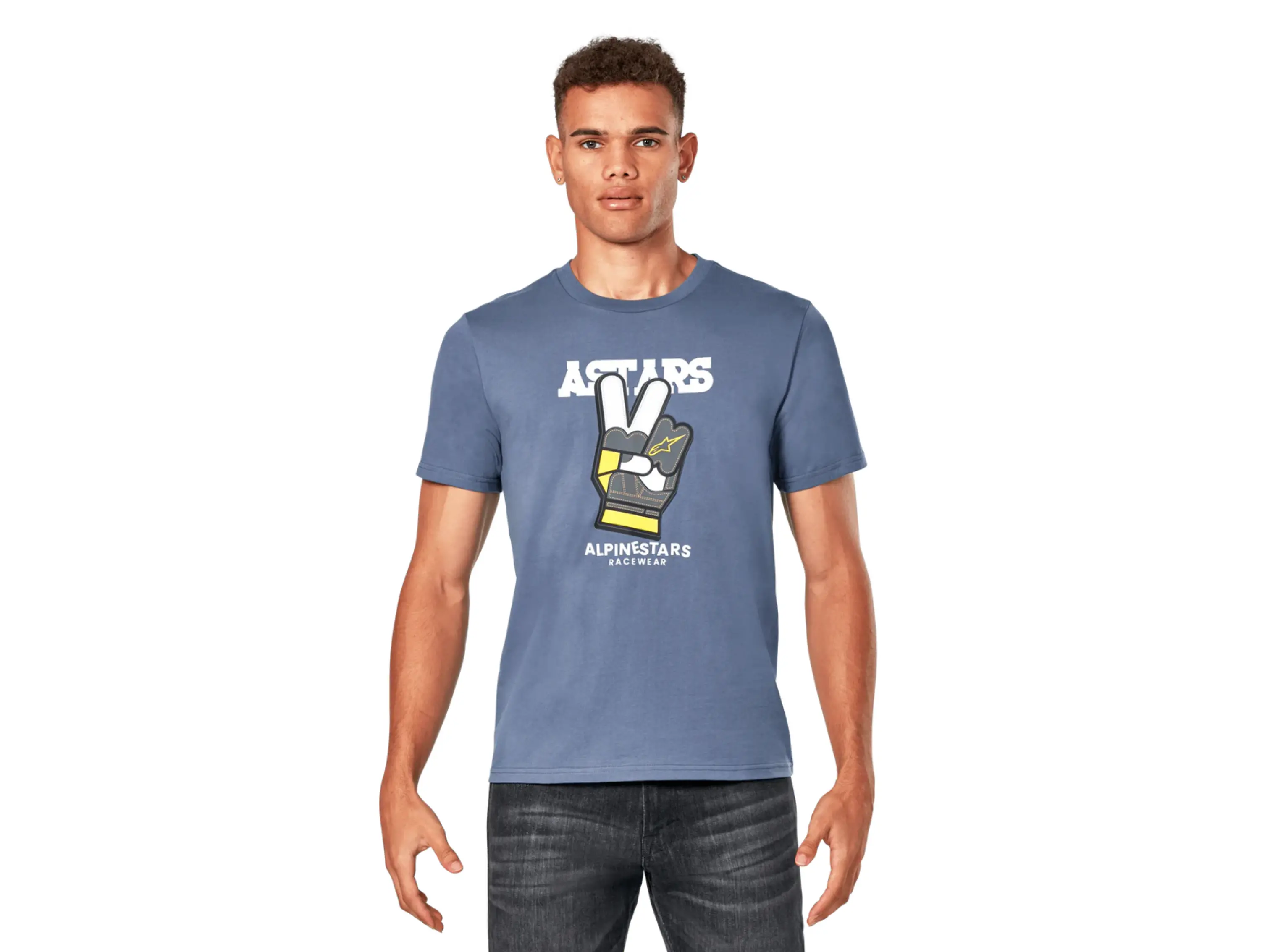 Тениска PEACEOUT CSF SS TEE SLATE ALPINESTARS