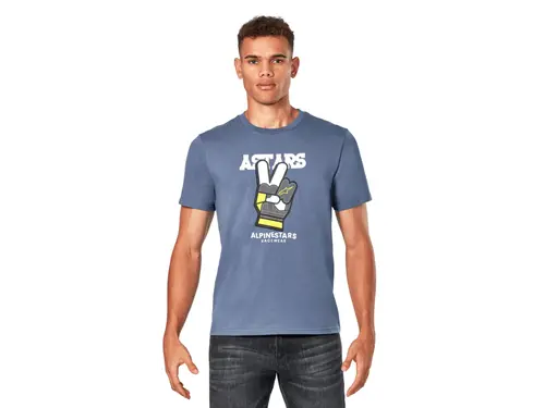 Тениска PEACEOUT CSF SS TEE SLATE ALPINESTARS - S