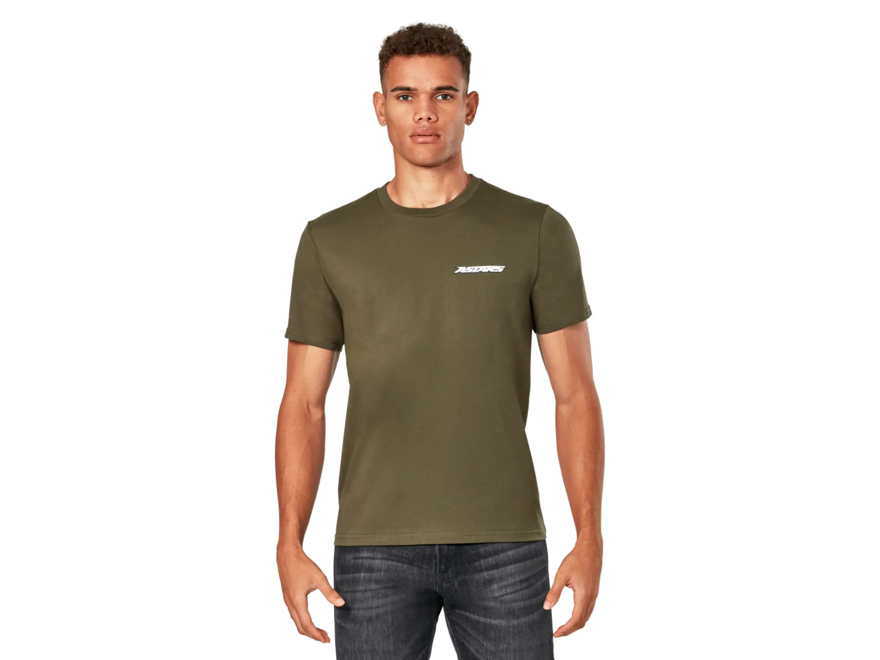 Тениска EVOLVING CSF SS TEE MILITARY GREEN ALPINESTARS