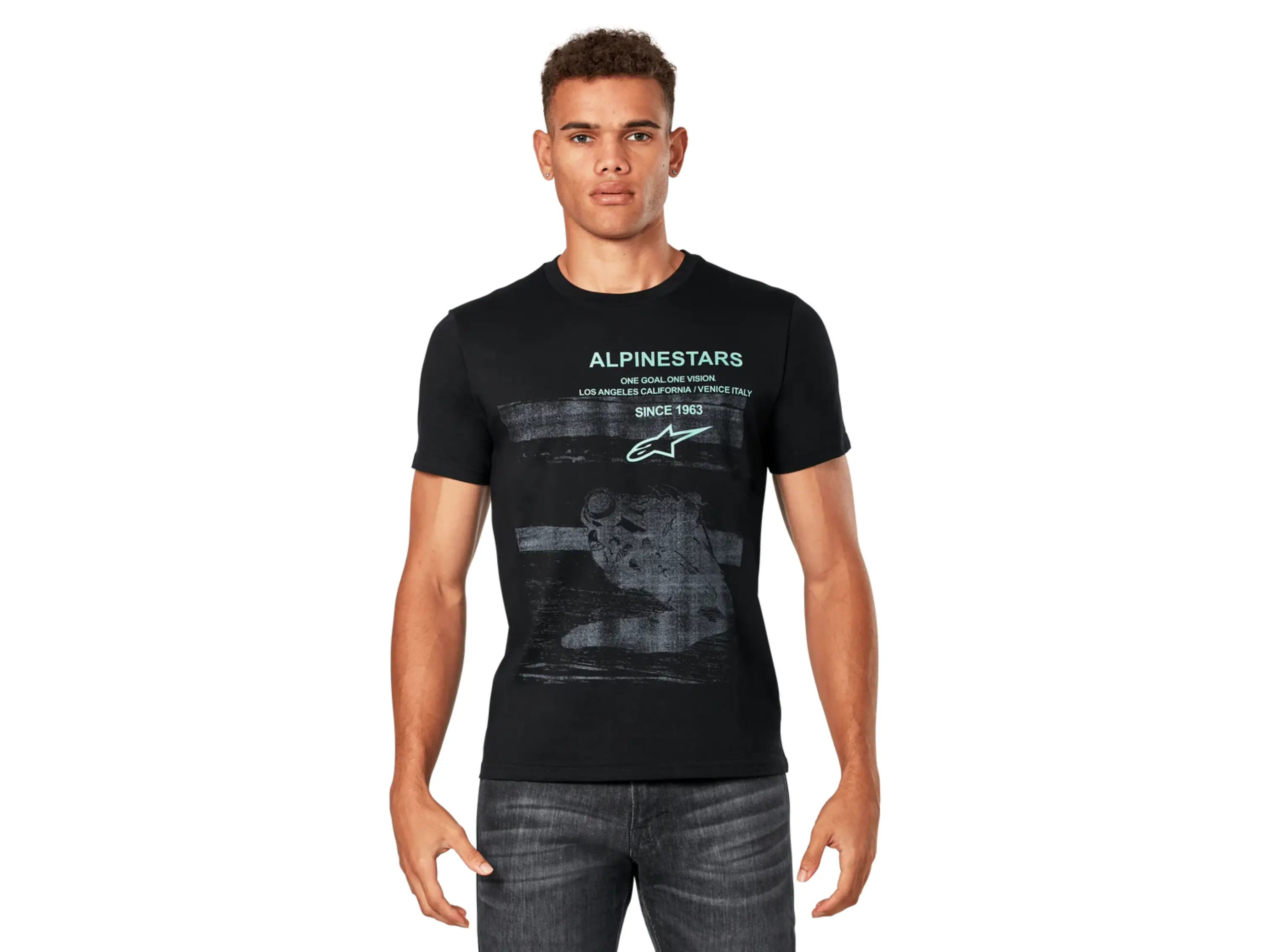 Тениска GRANPREMO CSF SS T BLACK ALPINESTARS