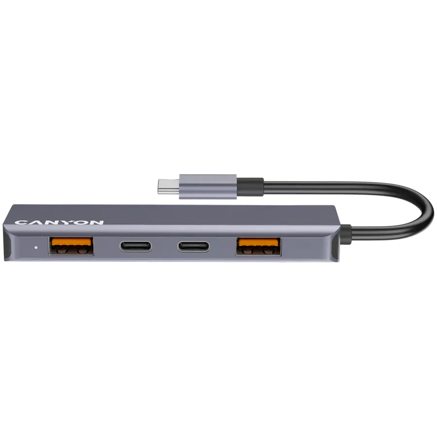 CANYON hub DS-18 5in1 USB-C gri - image 1