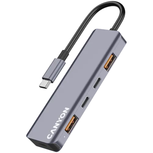 CANYON hub DS-18 5in1 USB-C Grey - image 2