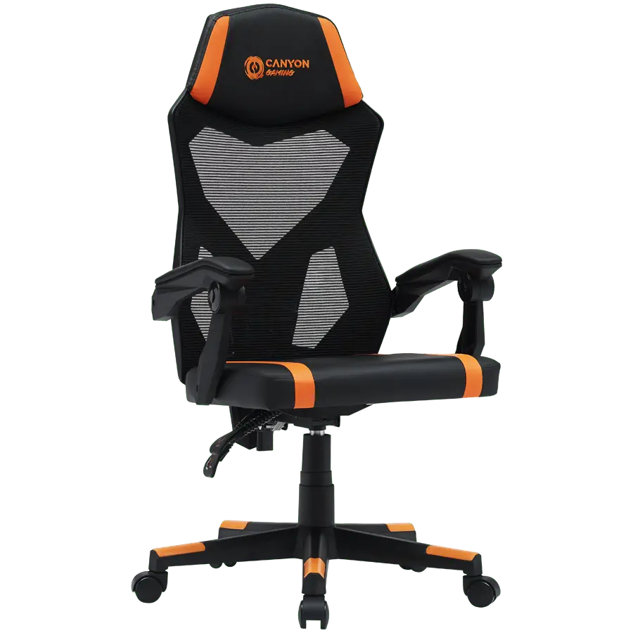 CANYON gaming καρέκλα Flow MCH01 Mesh μαύρο πορτοκαλί - image 1