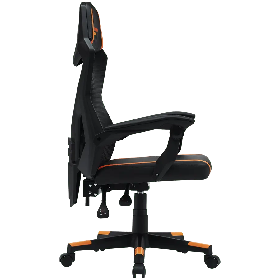 CANYON scaun gaming Flow MCH01 Mesh negru portocaliu - image 2
