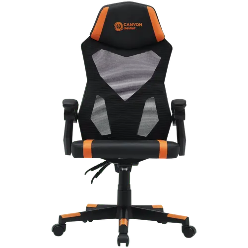 CANYON scaun gaming Flow MCH01 Mesh negru portocaliu - 1