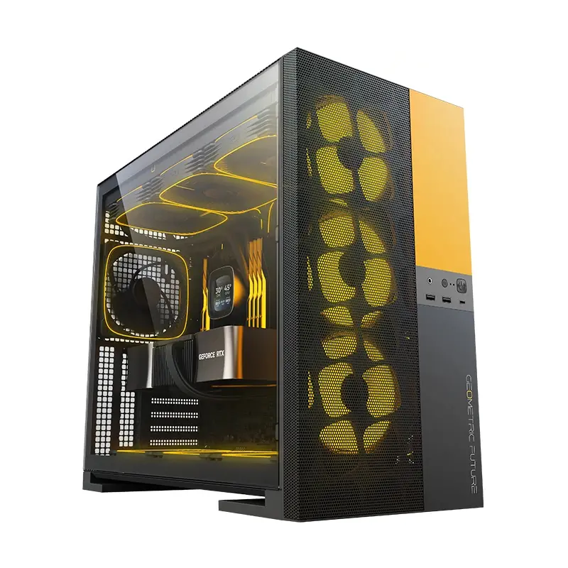 Geometric Future кутия Case EATX - Model 5 Vent Black/Yellow - image 1