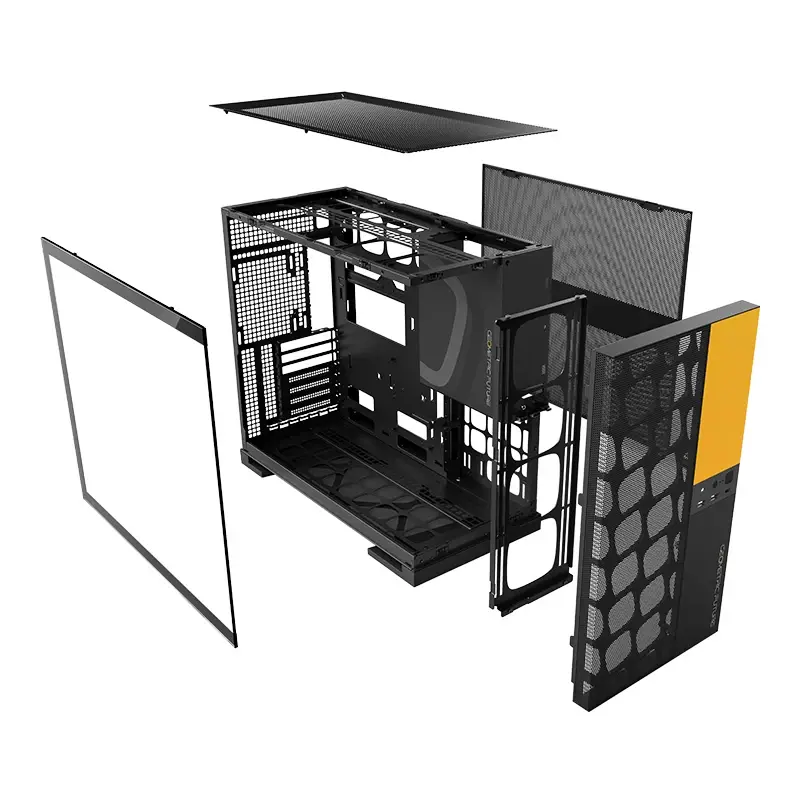 Geometric Future кутия Case EATX - Model 5 Vent Black/Yellow - image 2