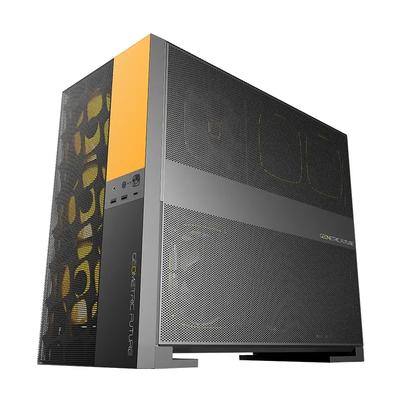 Geometric Future кутия Case EATX - Model 5 Vent Black/Yellow - image 3