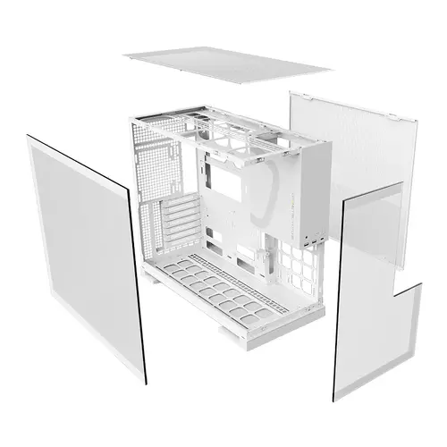 Geometric Future кутия Case EATX - Model 5 White - image 4