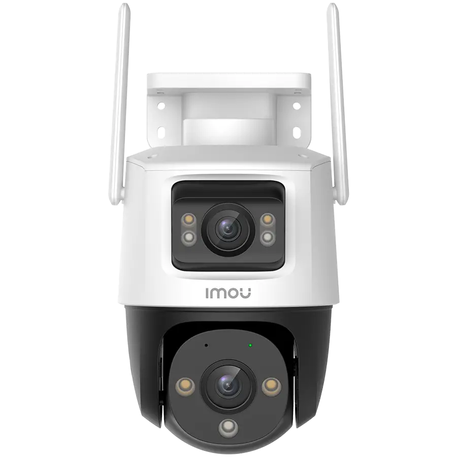 Imou Cruiser Dual, κάμερα IP Wi-Fi με έγχρωμη νυχτερινή όραση 5MP + 3MP, 355° Pan & 0-90° Tilt, 1/3" CMOS, H.265, micro SD(256GB), 30fps@1620