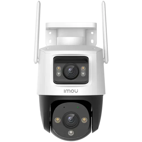 Imou Cruiser Dual, full color night vision Wi-Fi IP camera 5MP + 3MP, 355°Pan & 0-90°Tilt, 1/3" CMOS, H.265, micro SD(256GB), 30fps@1620, 3.6mm Fixed lens, FOV 78°, IR up to 30m, 8x Zoom, 1xRJ45, Mic&Speaker, spotlight, 110dB Siren, IP66,