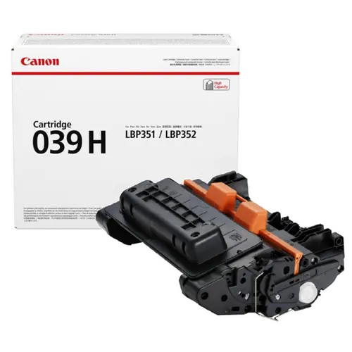 CARTUȘ PENTRU CANON i-SENSYS LBP351/LBP352 - HIGH CAPACITY - CRG039H (CRG-039H) - Negru - PN 0288C001 - 2
