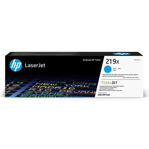 ΚΑΣΕΤΑ ΓΙΑ HP Color Laserjet PRO 3202/3302 - HIGH CAPACITY - Cyan - /219X/ - PN W2191X ΚΑΣΕΤΑ ΓΙΑ HP Color Laserjet PRO 3202/3302 - HIGH CAPACITY - Cyan - /219X/ - PN W2191X