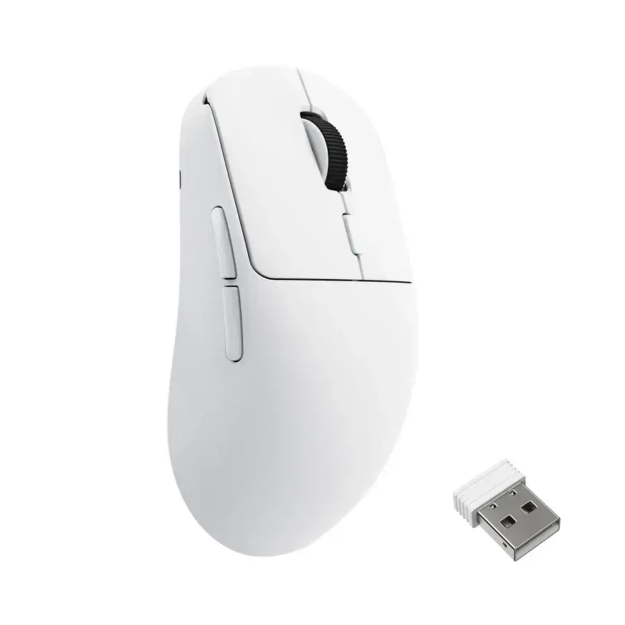 Геймърска Безжична мишка Lemokey G2 8K, Matte White - image 1